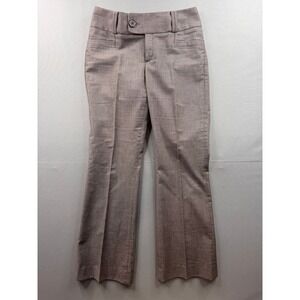 Banana Republic Martin Fit 323 Brown Stretch Flare Dress Pants Womens Size 6